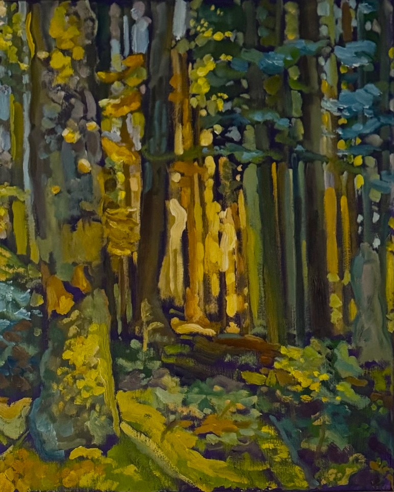 Norwalk artist Andy (Anders) Kimmel paints in oil. Inspired by the natural world, he prefers his paintings to stand on their own without comment.